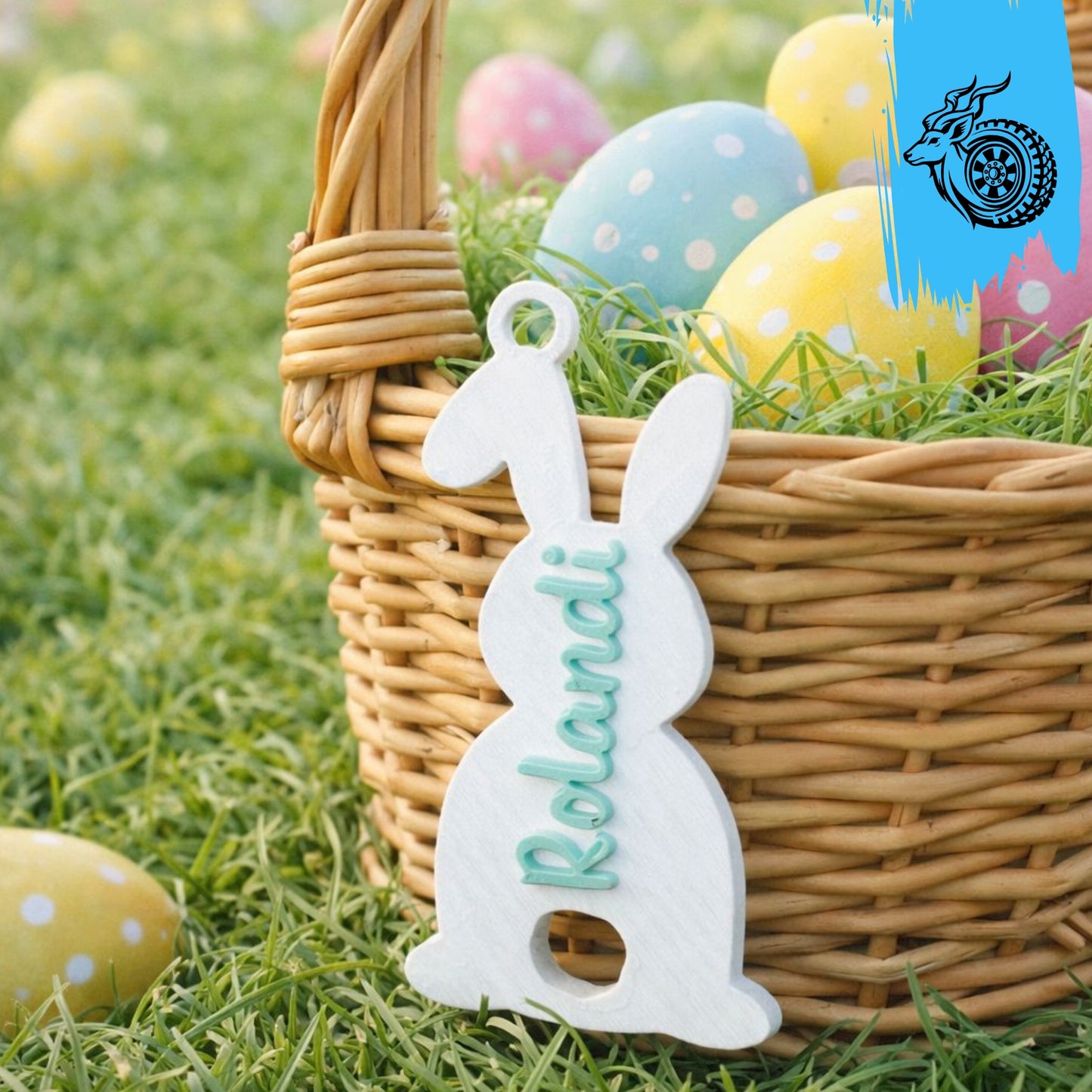 Bunny - Easter Keychain