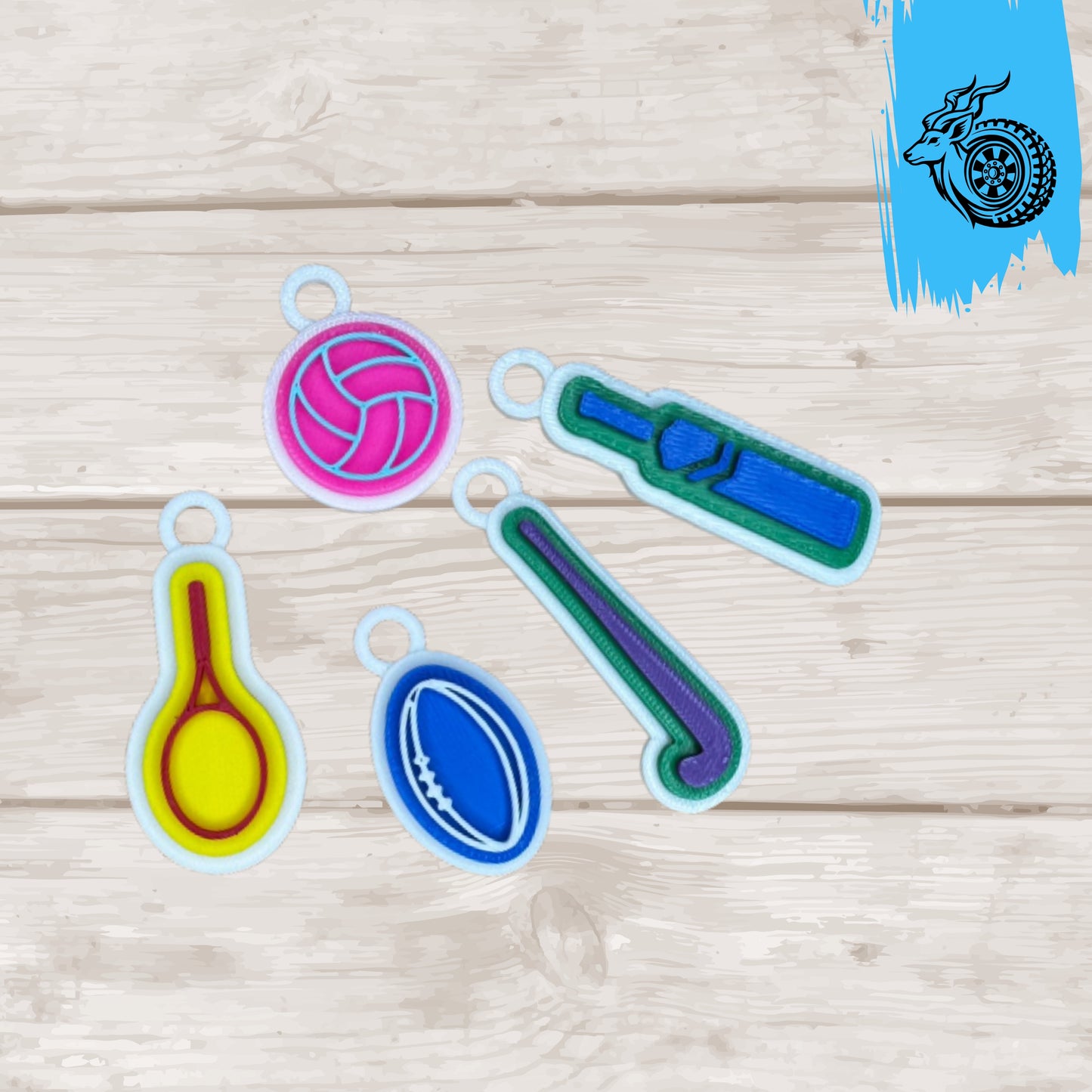 Sport Charm Keychain Add-On