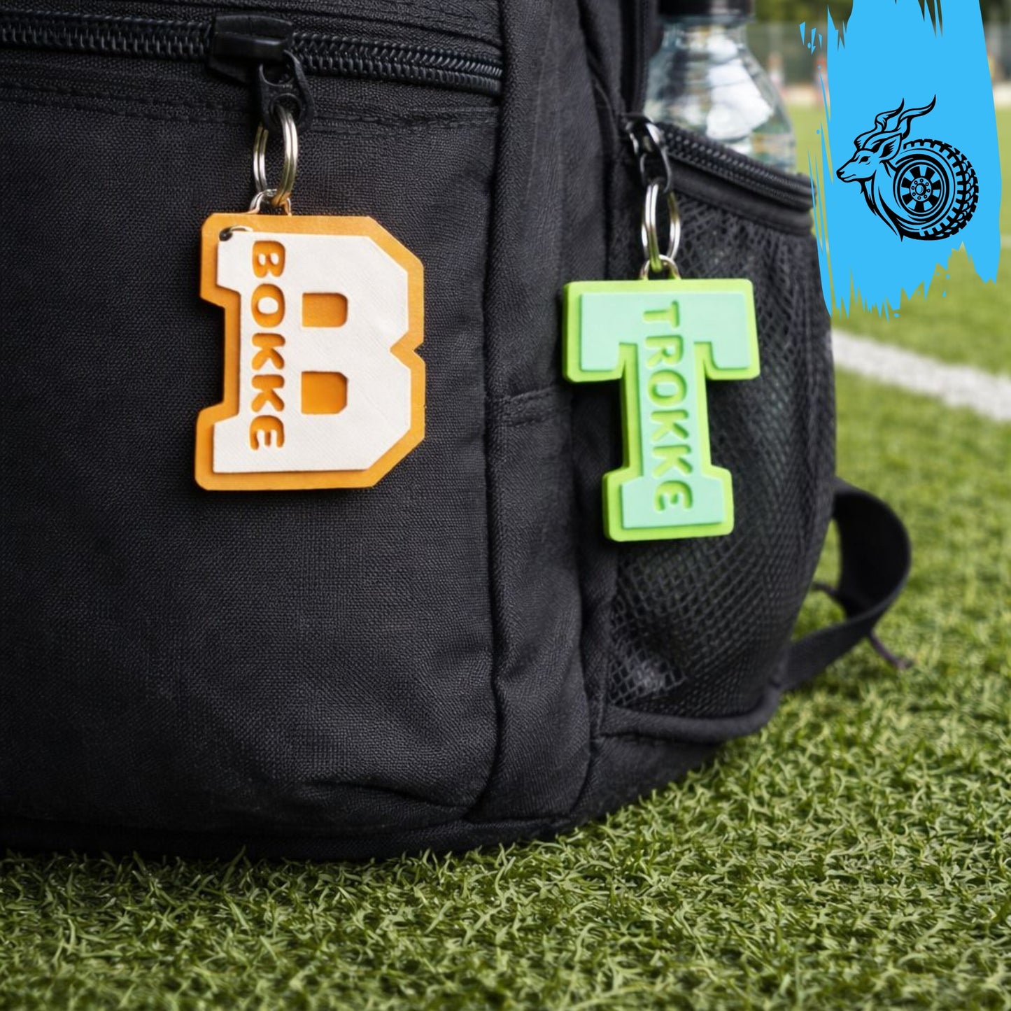 Monogram - Letter Keychain - UNIVERSITY STYLE