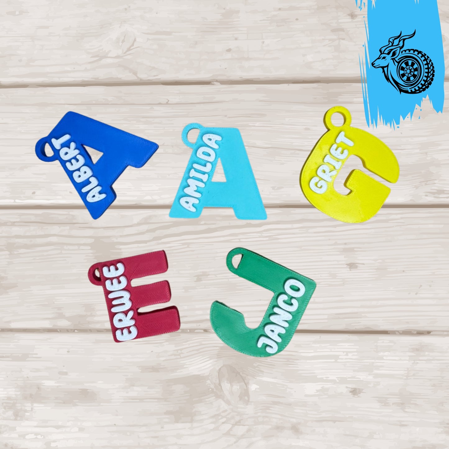 Monogram - Letter Keychain