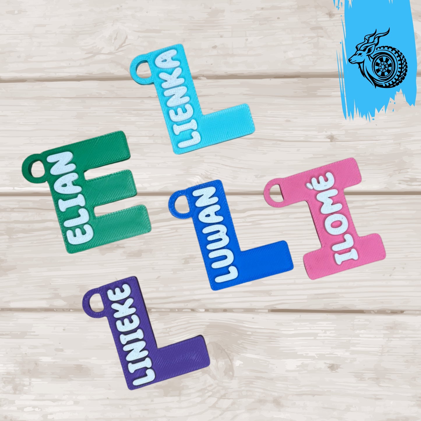 Monogram - Letter Keychain