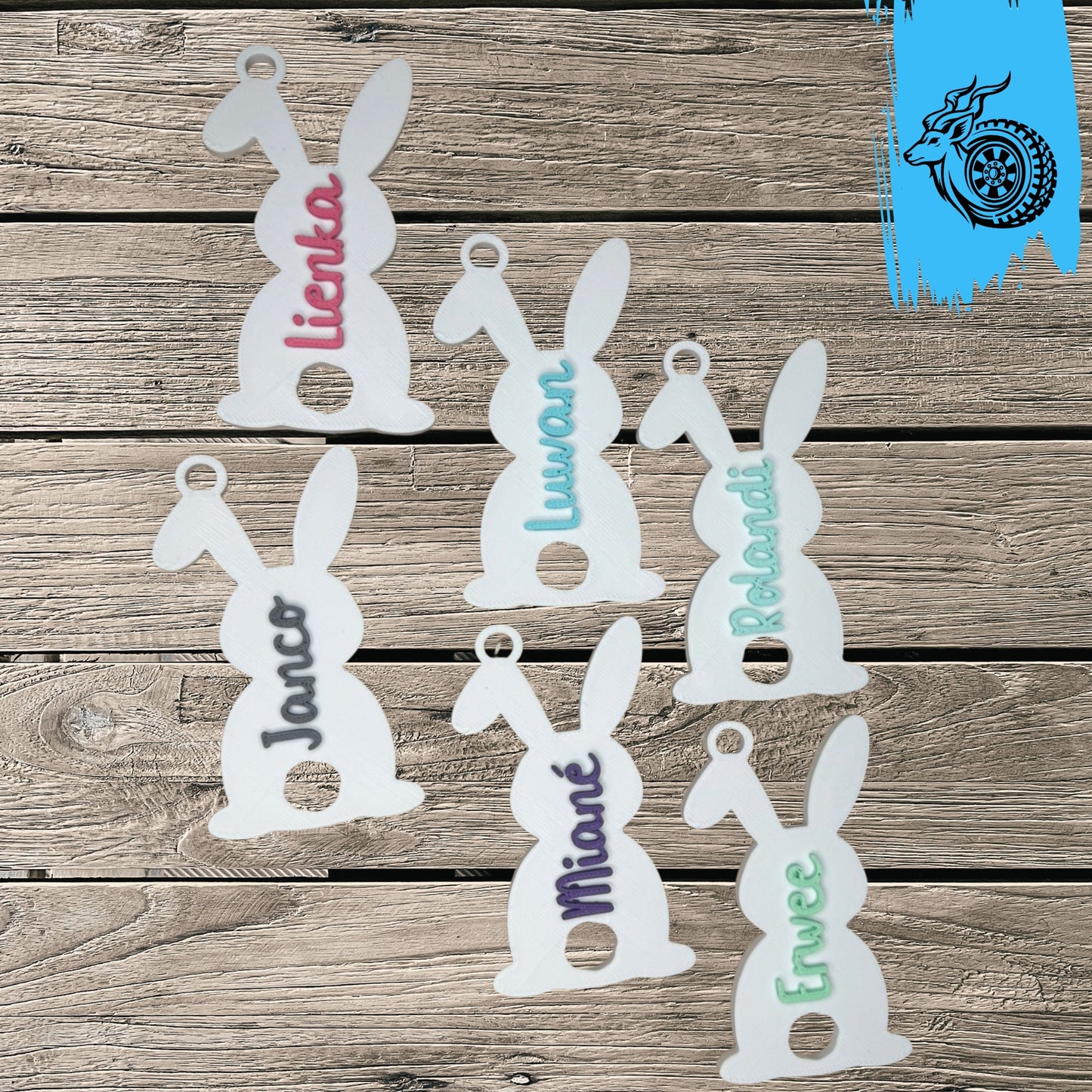 Bunny - Easter Keychain