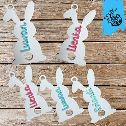 Bunny - Easter Keychain