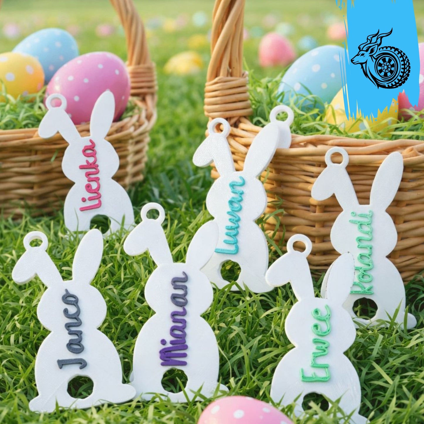 Bunny - Easter Keychain