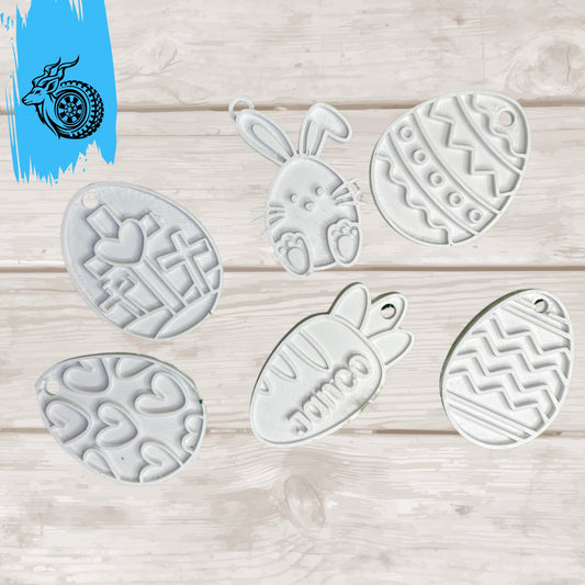 DIY Easter Colouring Keychain (Pack of 6)